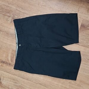 Volcom Flat Front Black Basic Shorts